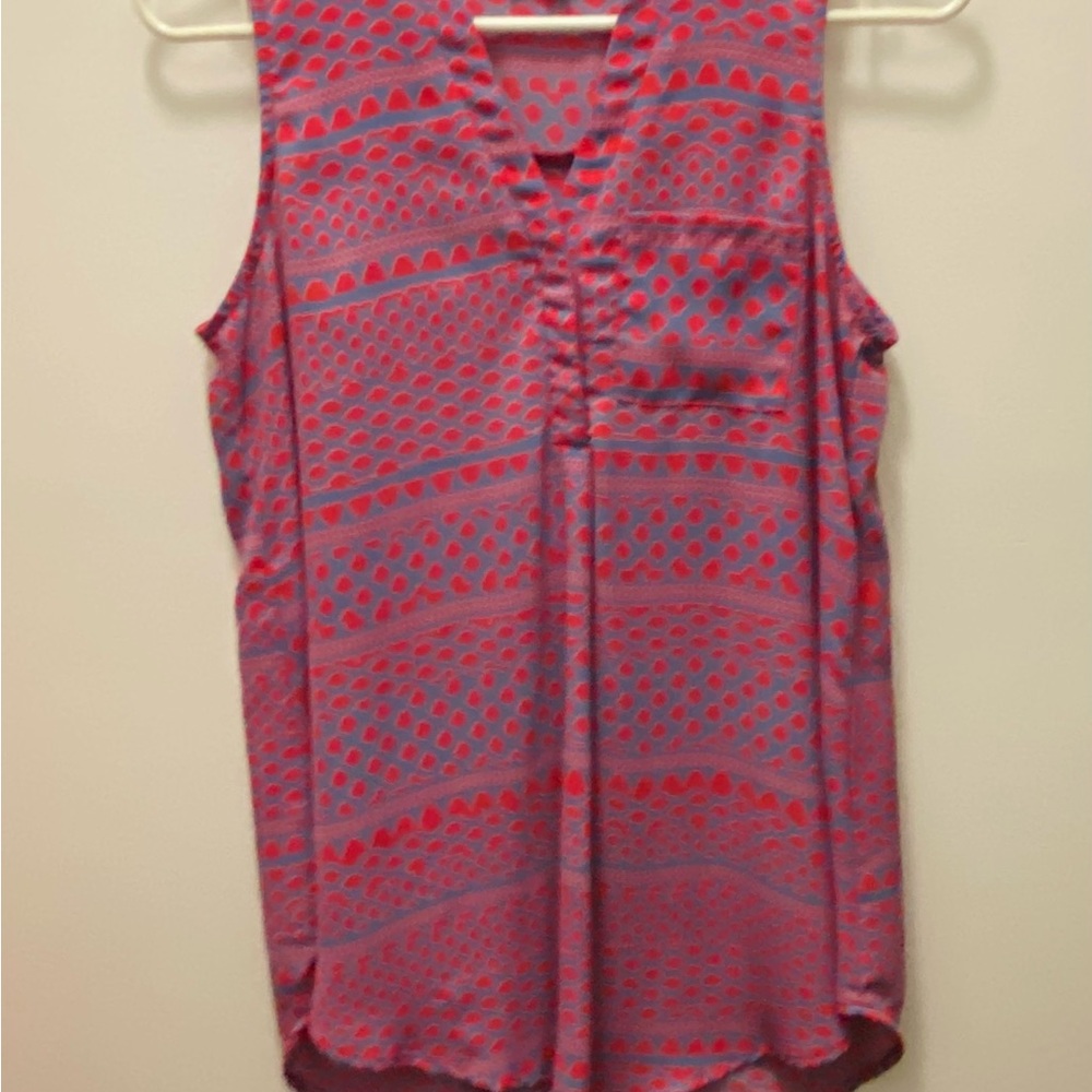 Stitch Fix Sleeveless Patterned Top